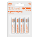 Μπαταρία Acme Super Heavy Duty R6P AA (4 pcs)