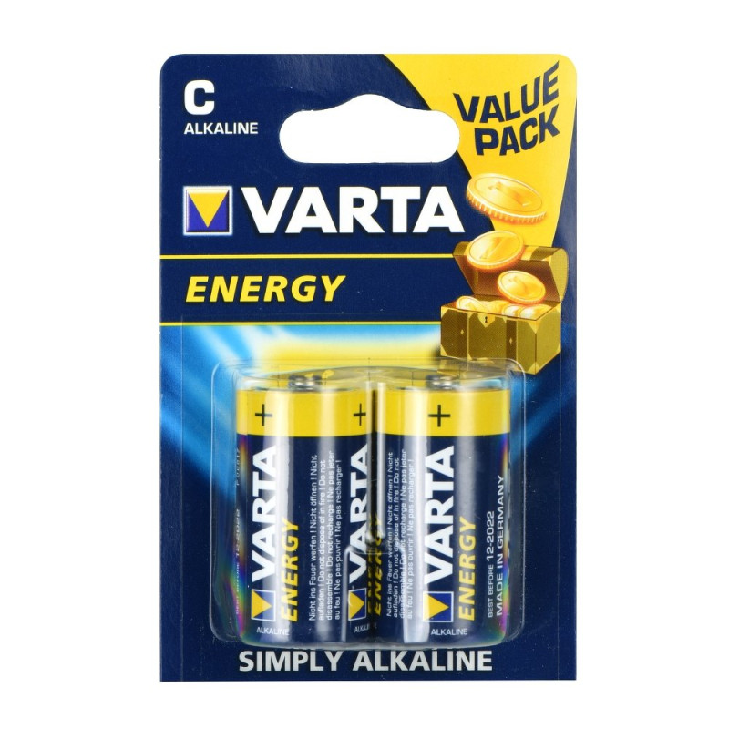 Μπαταρία Αλκαλική VARTA R14 C Energy