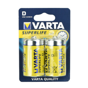 Μπαταρία Zinc Carbon VARTA R20 D SUPERLIFE Μπαταρία Zinc Carbon VARTA R20 D SUPERLIFE