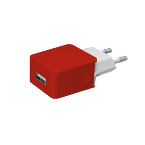 Φορτιστής Σπιτιού Trust 5W Wall Charger - Κόκκινο