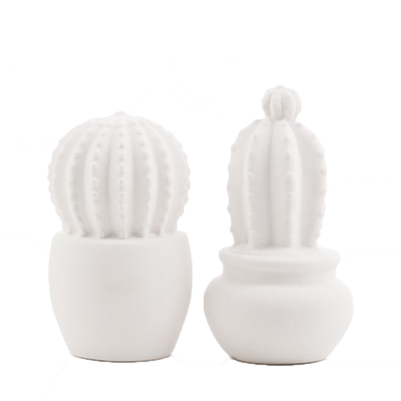 Διακοσμητικός Κεραμικός Κάκτος με LED Shine Inline
