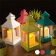 Φανάρι με Κερί LED Oh My Home - Πράσινο