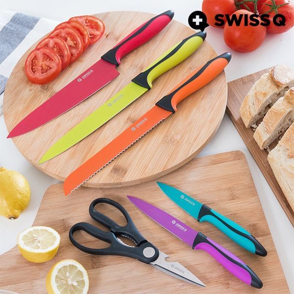 Μαχαίρια από ανοξείδωτο χάλυβα Swiss Q Quality (6 τεμάχια)