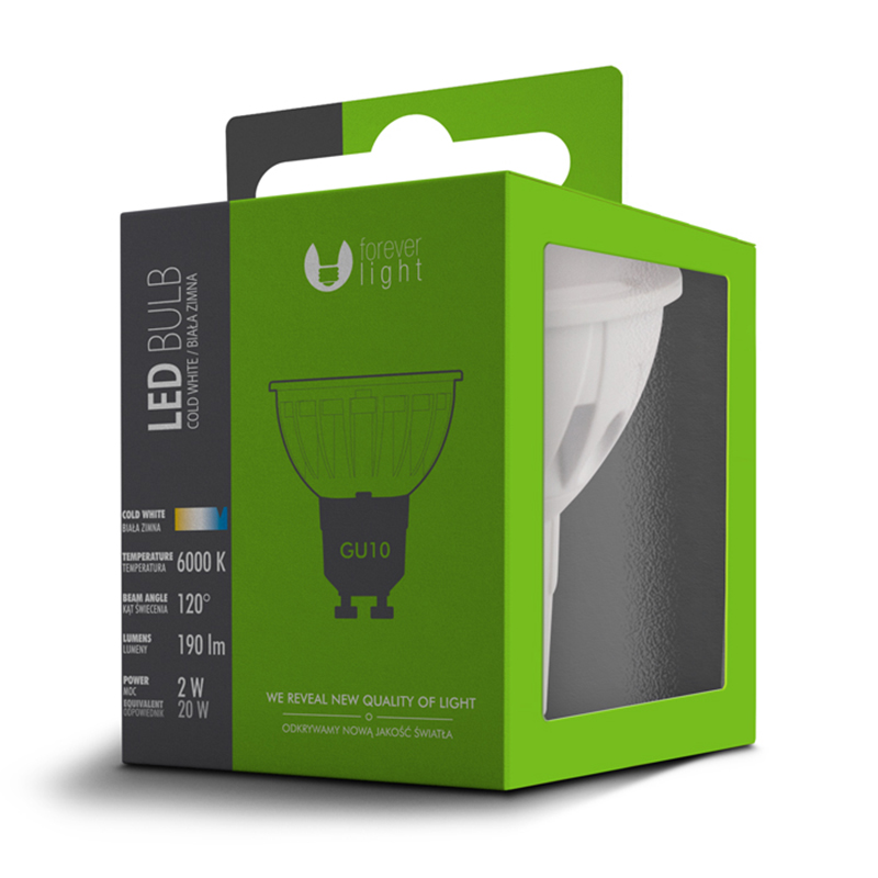 Λάμπα LED Forever GU10 5W 230V Cold White 6000K