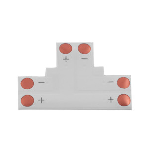 LED Strip Connector type T PCB 10mm 2 PINS LED Strip Connector type T PCB 10mm 2 PINS