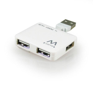 Mini USB Hub EWENT 4-Port EW1125 USB 2.0 - Άσπρο Mini USB Hub EWENT 4-Port EW1125 USB 2.0 - Άσπρο