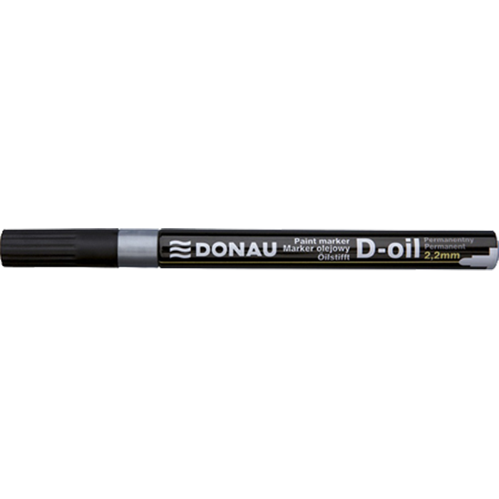 Μαρκαδόρος Ανεξίτηλος Donau 2.2mm - Μαύρο