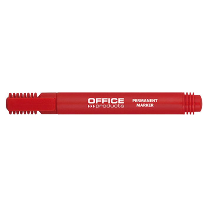 Μαρκαδόρος Ανεξίτηλος Office Products 1-3mm - Κόκκινο