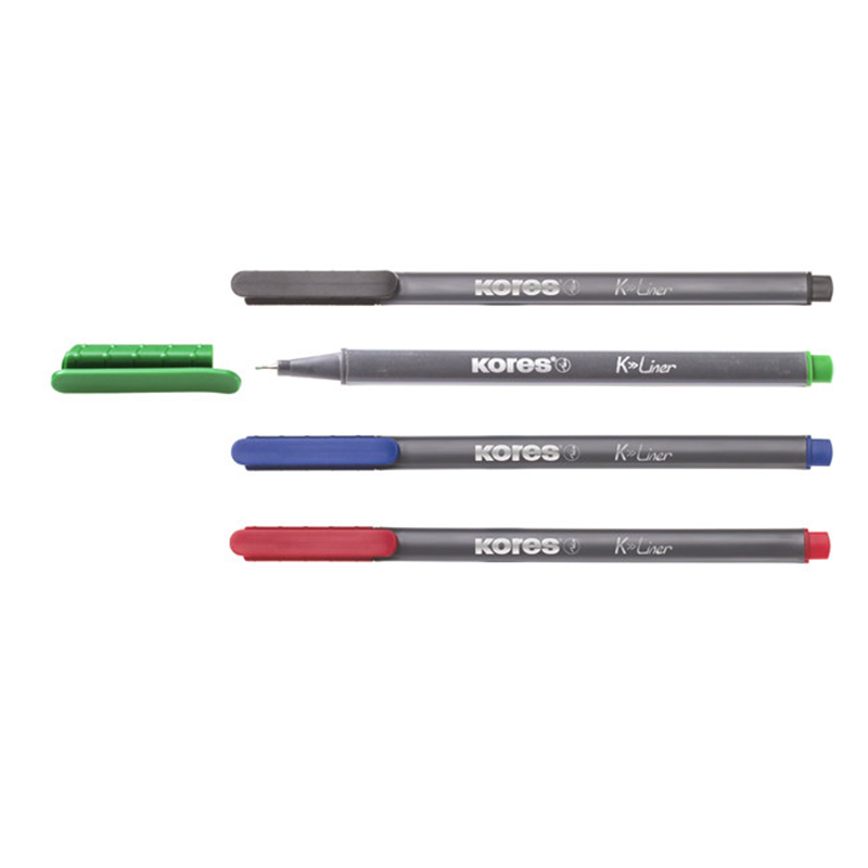 Μαρκαδόρος Γραφής Kores K-Liner 0.4mm Fineliner - Μπλε