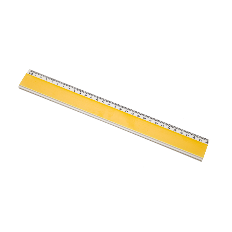 Χάρακας Ιταλίας Χρωματιστός 30cm - Κίτρινο