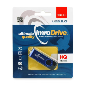 Στικάκι USB Pendrive IMRO Axis 16GB - Μπλε/Μαύρο Στικάκι USB Pendrive IMRO Axis 16GB - Μπλε/Μαύρο