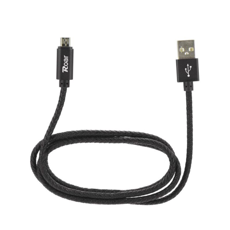 Καλώδιο Φόρτισης και Μεταφοράς Δεδομένων Roar MICRO USB - Μαύρο