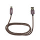 Καλώδιο Φόρτισης και Μεταφοράς Δεδομένων Roar MICRO USB TYPE C - Καφέ