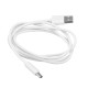 Καλώδιο Φόρτισης Και Μεταφοράς Δεδομένων MICRO USB TYPE-C USB 2.0 1m - Άσπρο