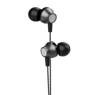 Handsfree Ακουστικά DEVIA Metal - Μαύρο Handsfree Ακουστικά DEVIA Metal - Μαύρο