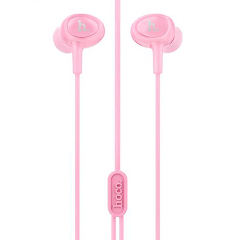 Handsfree Ακουστικά HOCO M3 - Ροζ