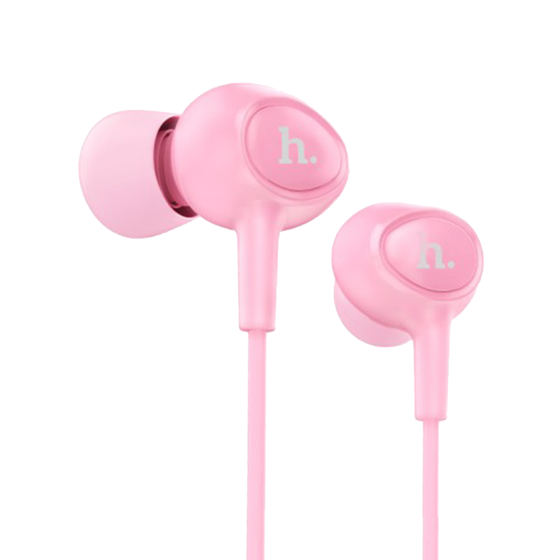 Handsfree Ακουστικά HOCO M3 - Ροζ