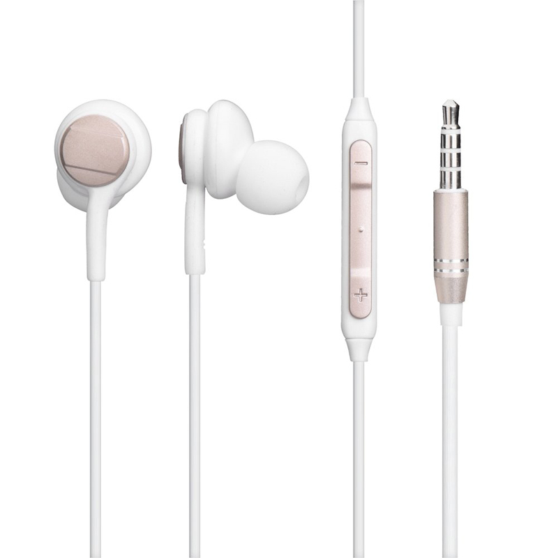 Handsfree OEM Stereo Ακουστικά Circle - Άσπρο