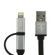 Φορτιστής αυτοκινήτου Original Ferrari (FEBCCCBUNBK) 2 σε 1 Lightning / MicroUSB