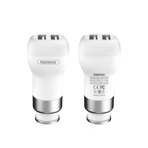 Φορτιστής Αυτοκινήτου Remax Flinc RCC-207 2xUSB 2.4A - Άσπρο Φορτιστής Αυτοκινήτου Remax Flinc RCC-207 2xUSB 2.4A - Άσπρο