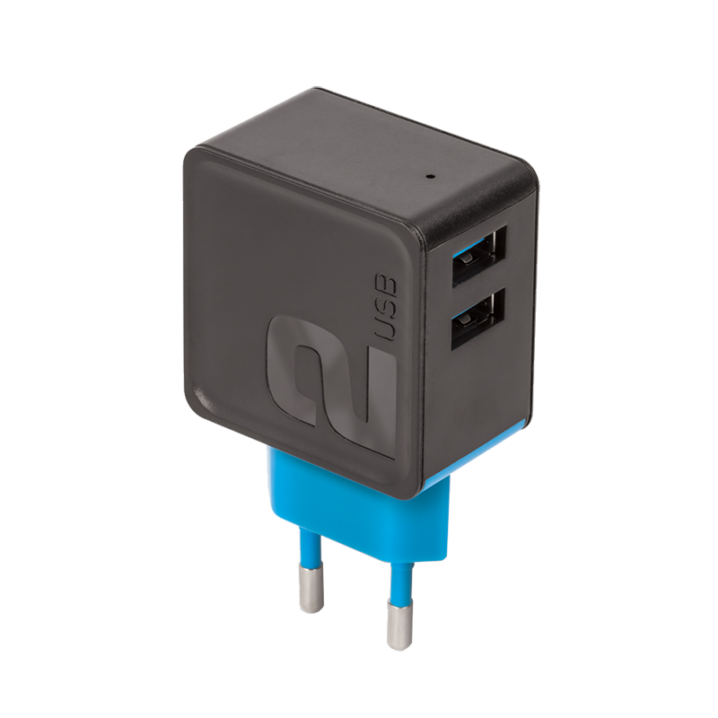 Φορτιστής Σπιτιού Forever TC-04 2xUSB 3.4A - Μαύρο