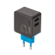 Φορτιστής Σπιτιού Forever TC-04 2xUSB 3.4A - Μαύρο