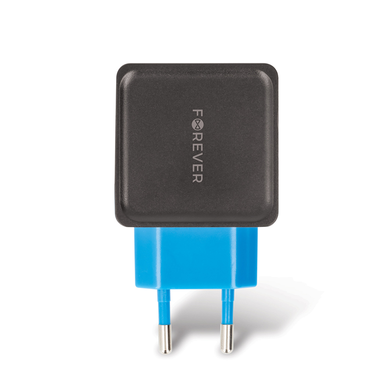 Φορτιστής Σπιτιού Forever TC-04 2xUSB 3.4A - Μαύρο