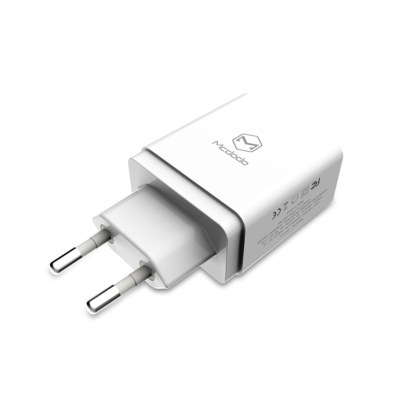 Φορτιστής Σπιτιού Mcdodo CH-5130 QuickCharge 3.0 2x USB-A 18W - Άσπρο
