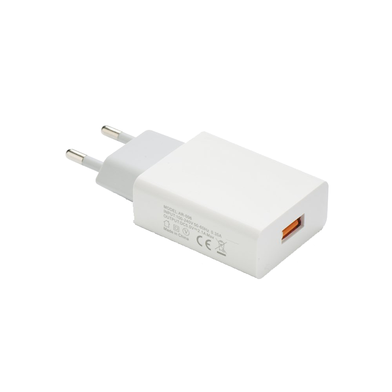 Φορτιστής Σπιτιού AR-006 1xUSB 2.1A - Άσπρο