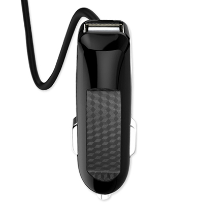 Φορτιστής αυτοκινήτου LDNIO 2.1A 1xUsb & Micro Usb Καλώδιο - Μαύρος