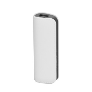 Powerbank 2600mAh Leather - Άσπρο Powerbank 2600mAh Leather - Άσπρο