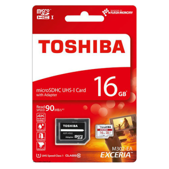 Κάρτα Μνήμης Toshiba Exceria M302-EA MicroSDHC UHS-I U1 16GB Class 10