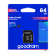 Κάρτα Μνήμης GOODRAM microSDXC 64GB CLASS 10 UHS I με Αντάπτορα