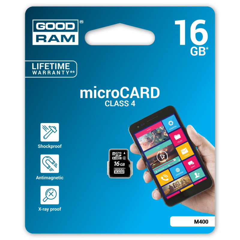 Κάρτα Μνήμης GoodRam MicroSDHC UHS-I U1 16GB m400 Class 4