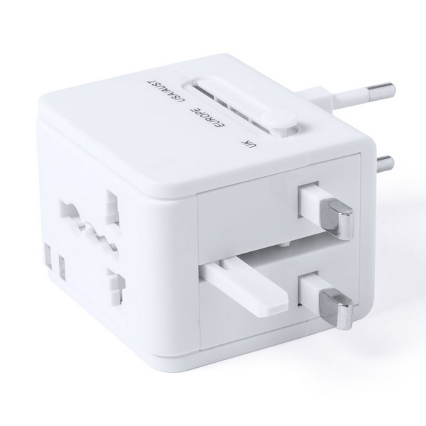 Αντάπτορας multi για βύσματα 2100mAh 145303 - Άσπρο