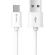 Καλώδιο Φόρτισης και Μεταφοράς Δεδομένων Devia USB Type-C - Άσπρο