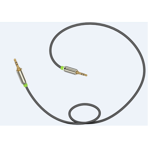 Καλώδιο Ήχου DEVIA iPure Αudio Male 3.5mm to Male 3.5mm - Μαύρο