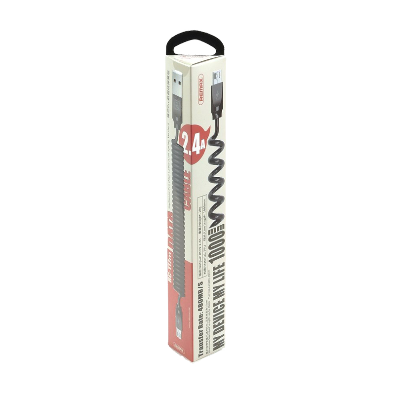 Καλώδιο Φόρτισης και Μεταφοράς Δεδομένων Remax Radiance Pro RC-117A MicroUSB - Μαύρο