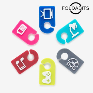 Αναγνωριστικά καλωδίων Foldabits (6 τεμάχια)