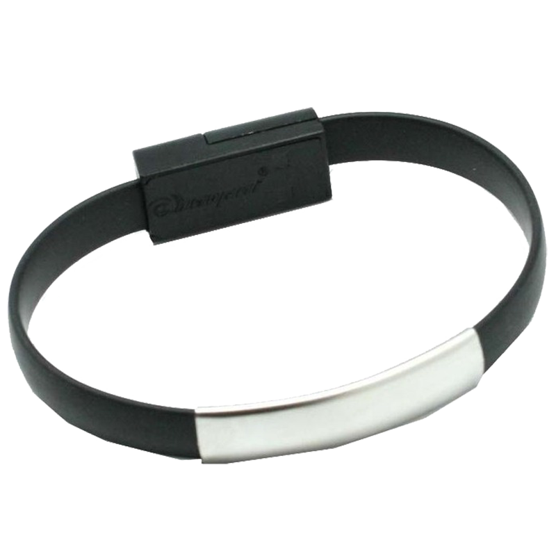 Καλώδιο Φόρτισης και Μεταφοράς Δεδομένων OEM Bracelet MicroUSB - Μαύρο
