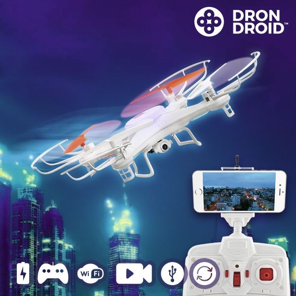 Drone Droid Hanks WFHDV2000 - Άσπρο