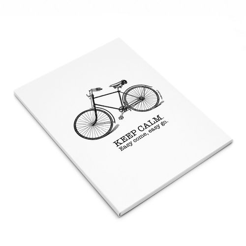 Σημειωματάριο MakeNotes Bike A5 80 φύλλα - Άσπρο