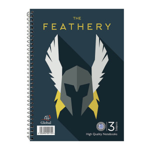 Τετράδιο Σπιράλ με Σκληρό Εξώφυλλο Global Super Heros The Feathery