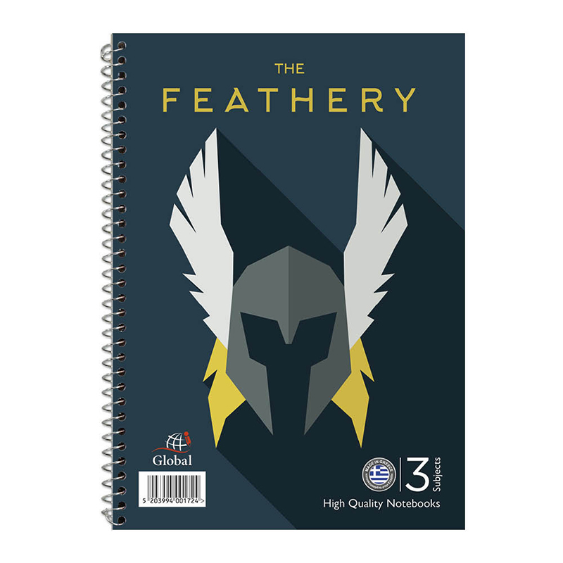 Τετράδιο Σπιράλ με Σκληρό Εξώφυλλο Global Super Heros The Feathery